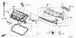 123435G0000 - Engine: SEAL SET, HEAD COVER PLUG TUBE for Honda Image image