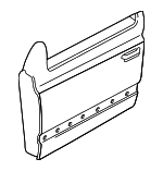 1E0831056B - Body: Door Shell for Volkswagen Image