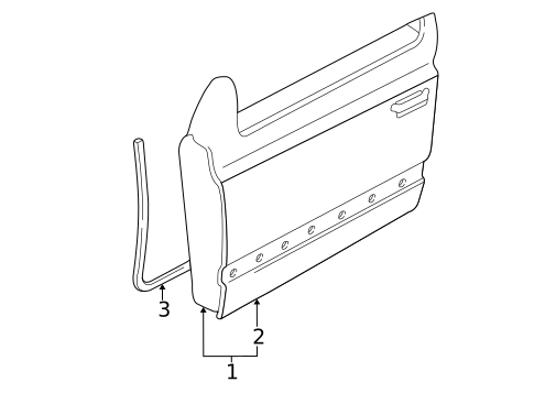 Door & Components for 2002 Volkswagen Cabrio #0