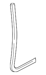 1E0867365A - Body: Weatherstrip for Volkswagen: Cabrio Image