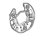 61319882774 - Steering: Plate for BMW Image