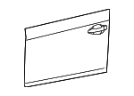 6711247030 - : Outer Panel for Toyota Image