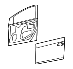 6700247170 - : Door Shell for Toyota: Prius, Prius Plug-In Image