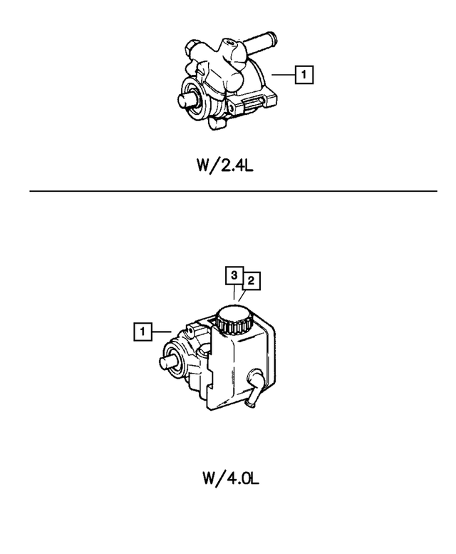 RL087871AE - Steering: Power Steering Pump for Mopar Image