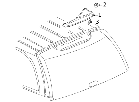 High Mounted Stop Lamp for 2004 Buick Rainier #0