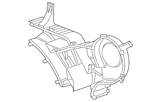 2015-2020 GM Auxiliary Air Conditioning Evaporator and Blower Case ...
