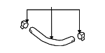 59151CV000 - Body: Reservoir Hose for Hyundai Image