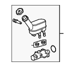 25805646 - Brakes: Brake Master Cylinder for GM Image