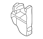 4B0885995B01C - Body: Console Cup Holder for Audi Image