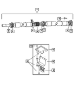 5183091AA - Propeller Shafts and U-Joints: Drive Shaft Yoke for Mopar Image