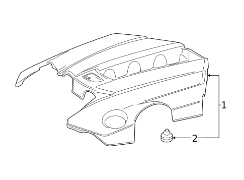 Engine Appearance Cover for 2020 Lexus RC F #0