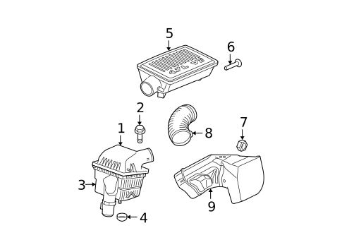 Air Inlet for 2007 Jeep Grand Cherokee #0