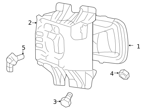 Bulbs - Chassis for 2004 Ford F-150 #1