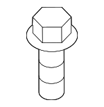 218213K556K - Engine: Side Mount Bracket Bolt for Hyundai: Accent, Azera, Elantra, Elantra N, Kona N, Santa Cruz, Santa Fe, Santa Fe Sport, Sonata, Tucson, Veloster N Image
