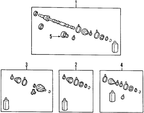 Front Axle for 2006 Hyundai Tiburon #0