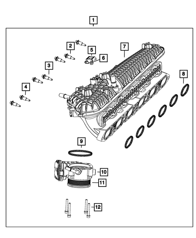 6513742AA - : Hex Flange Head Pilot Point Bolt for Mopar Image