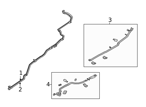 Rear AC Lines for 2009 Kia Borrego #0