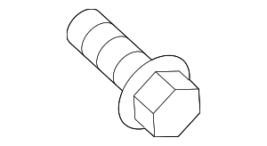 C2D14469 - Body: Bumper Cover Screw for Jaguar Image