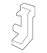 C2P24130 - Body: Reinforced Bracket for Jaguar Image