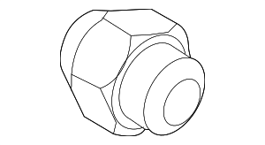 90118WB031 - : Wheel Lug Nut for Toyota Image