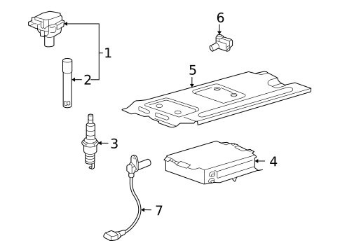 Ignition Coil for 2005 Porsche 911 #0