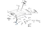 2906900700 - Covering and Lining: Trim, Roof for Mercedes-Benz Image