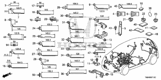 Harness Band - Bracket for 2012 Honda Fit #0