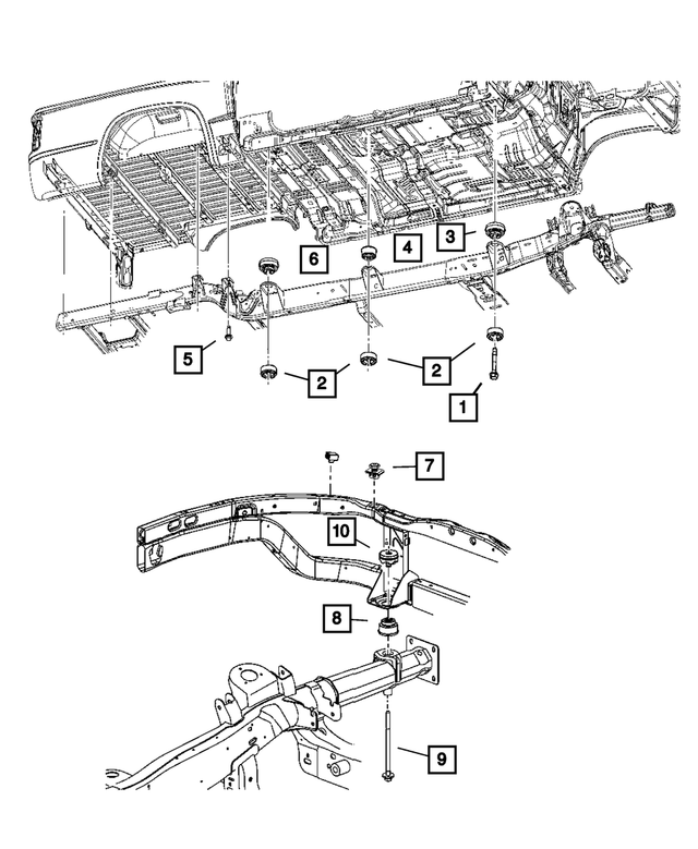 52013713AC - Frames and Bumpers: Isolator for Mopar Image image