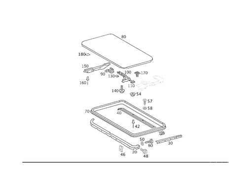 Sliding/Lifting Roof Plate for 2018 Mercedes-Benz G63 AMG #0
