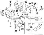 12335523 - Body: Bumper Cover for GM Image