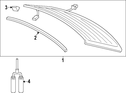 Glass - Lift Gate for 2025 Audi Q7 #0
