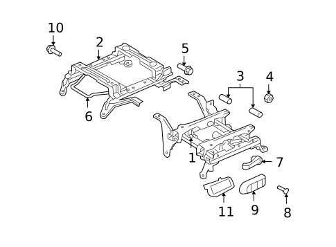Front Seat Components for 2007 Dodge Ram 1500 #19