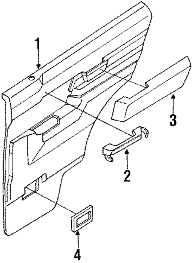 8290183G62 - : Door Trim Panel for Nissan Image