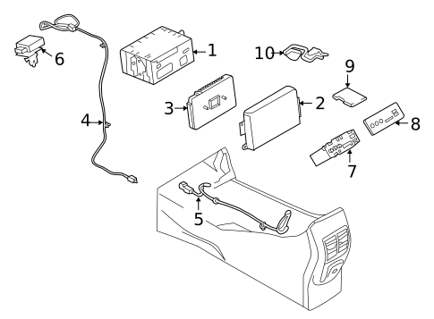 Navigation System Components for 2017 Ford C-Max #0