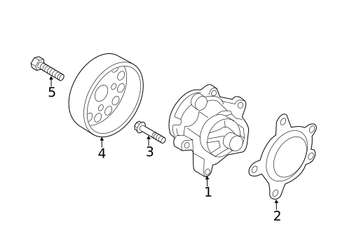 Water Pump for 2019 Hyundai Accent #1