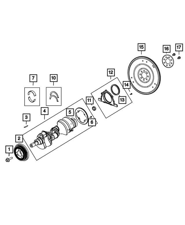 « 4736784AA – 5.7L Gas; Engine : Entraînement De Convertisseur De Couple Plaque pour Mopar Image »