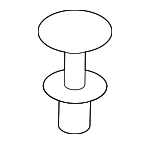 51449805468 - : Headliner Clip for Mini: Cooper, Cooper Countryman, Cooper Paceman Image