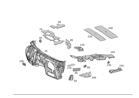 Damping in Passenger Compartment for 2014 Mercedes-Benz ML350 #0