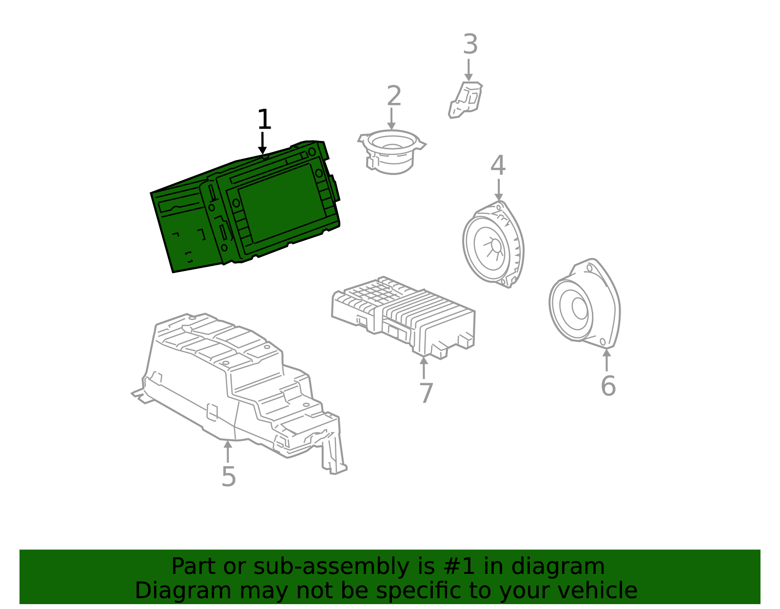 2010-2012 GM Display System 22776895 | Capital Chevy Parts