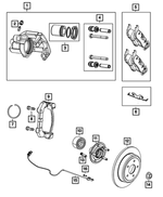 R8052377AB - Brakes: Disc Brake Caliper Assembly, Remanufactured, Left for Mopar Image