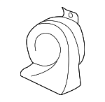 8652051010 - Electrical: Horn for Lexus: IS300 Image