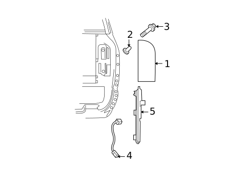 Tail Lamps for 2003 Dodge Ram 3500 #0