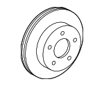 4243112290 - Brakes: Rotor for Scion: iM, xB | Toyota: Corolla iM Image