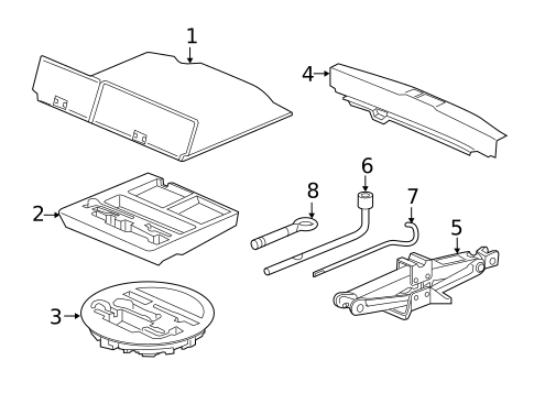 Interior Trim - Rear Body for 2019 Honda HR-V #0