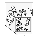 894053NJF0NVT - : 2014-2016 Hyundai Equus - Seat Back Assembly for Hyundai: Equus Image