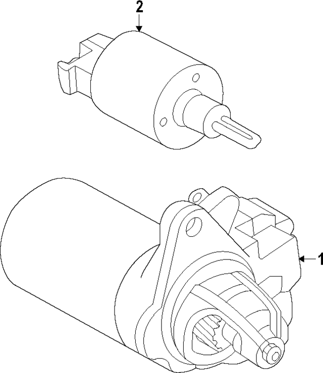 12417616698 - Electrical: Starter for Mini Image