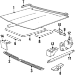 51231869147 - : Piston Rod for BMW: 633CSi, 635CSi, 733i, 735i, L7, M6 Image