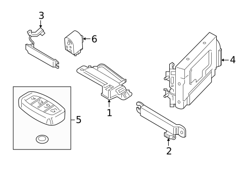 Anti-Theft System for 2022 Hyundai Santa Fe #0