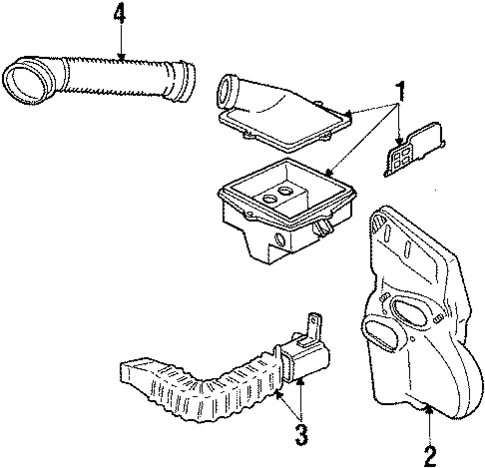 Air Inlet for 1987 Mercury Topaz #0