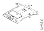 51447313325 - : Headlining, Lift-Up &amp; Slide-Back Sunroof for BMW Image